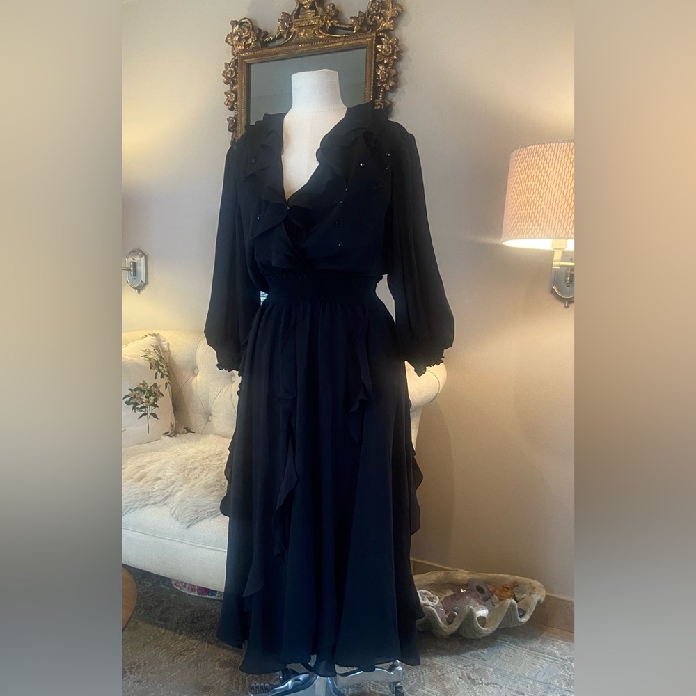Vintage Neiman Marcus , Montage dimensions dress - Picture 2 of 12